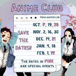 Anime Club Flyer